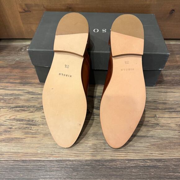 Nisolo Emma D’Orsay Leather Oxford Brandy 8.5 - Picture 4 of 4